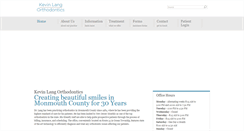 Desktop Screenshot of kevinlangortho.com